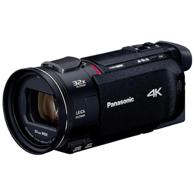 《美品/展示未使用品》パナソニック 4Kビデオカメラブラック HC-WX1M-K