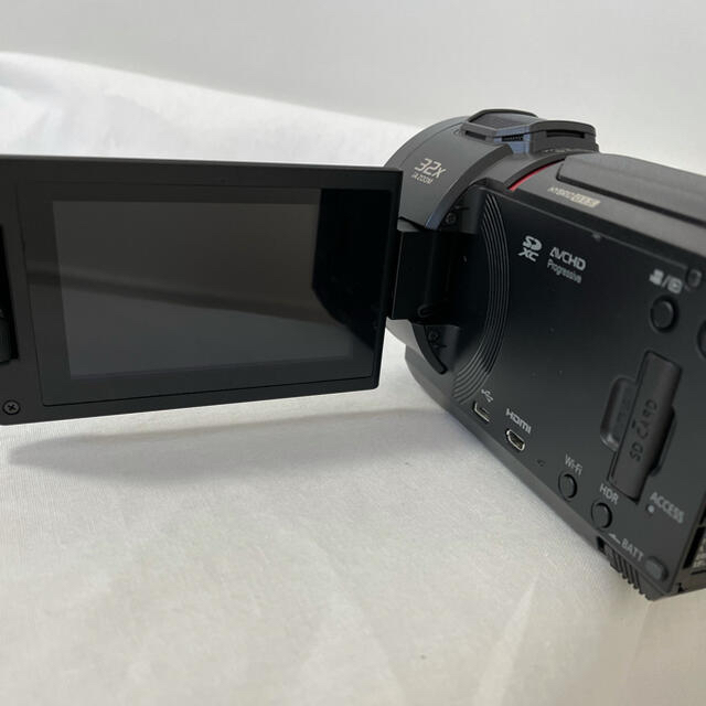 《美品/展示未使用品》パナソニック 4Kビデオカメラブラック HC-WX1M-K