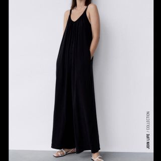 ザラ(ZARA)のZARAレディース　キャミソールサロペット　M(サロペット/オーバーオール)