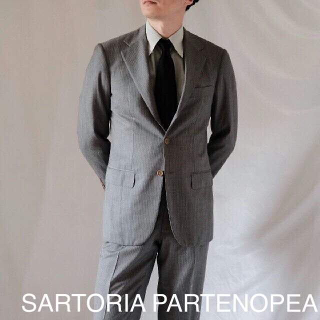 SartoriaPartenopeaサルトリアパルテノペア グレースーツ46 売れ筋新 ...