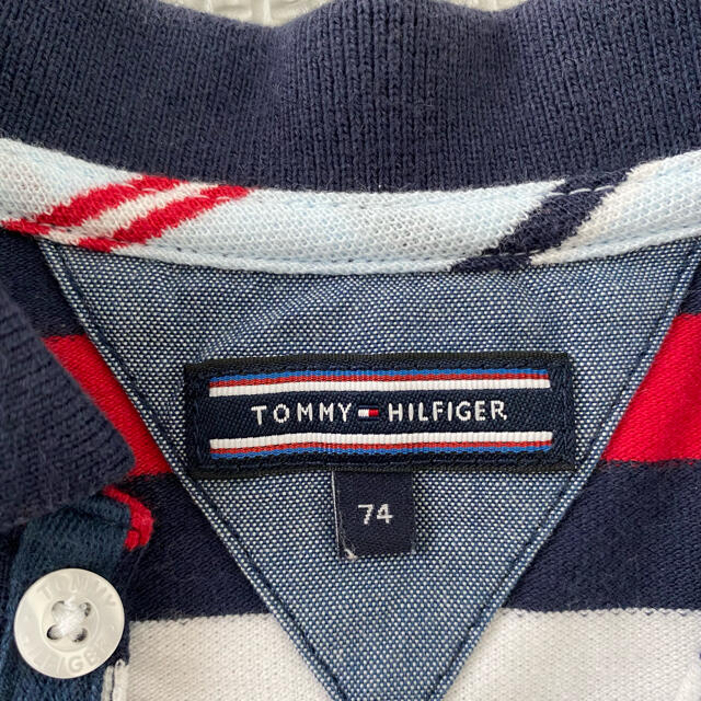 TOMMY HILFIGER(トミーヒルフィガー)の【TOMMY HILFIGER】トミーヒルフィガー ベビー ロンパース 70cm キッズ/ベビー/マタニティのベビー服(~85cm)(ロンパース)の商品写真