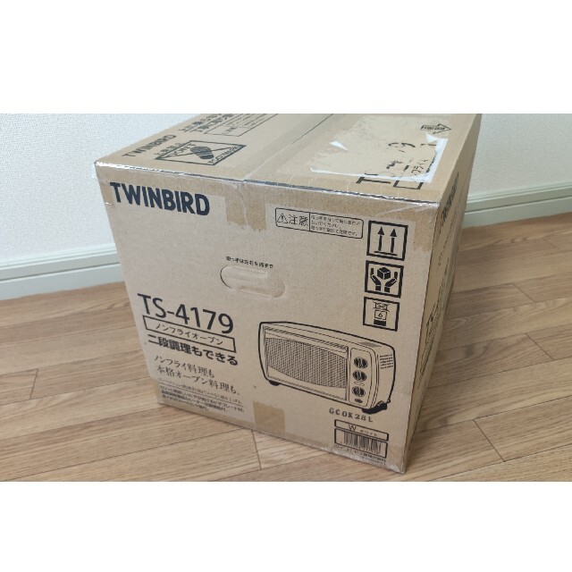 TWINBIRD(ツインバード)の新品未開封　ノンフライオーブン　TWINBIRD　ツインバード　値下げ スマホ/家電/カメラの調理家電(調理機器)の商品写真