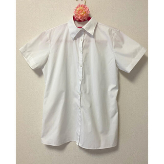 アオキ(AOKI)の半袖シャツ　白　AOKI リクルートシャツ　(シャツ/ブラウス(長袖/七分))