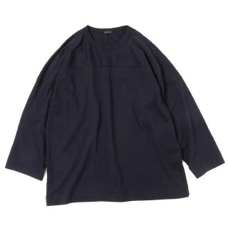 コモリ(COMOLI)のCOMOLI Football TEE 20aw navy size2(Tシャツ/カットソー(七分/長袖))