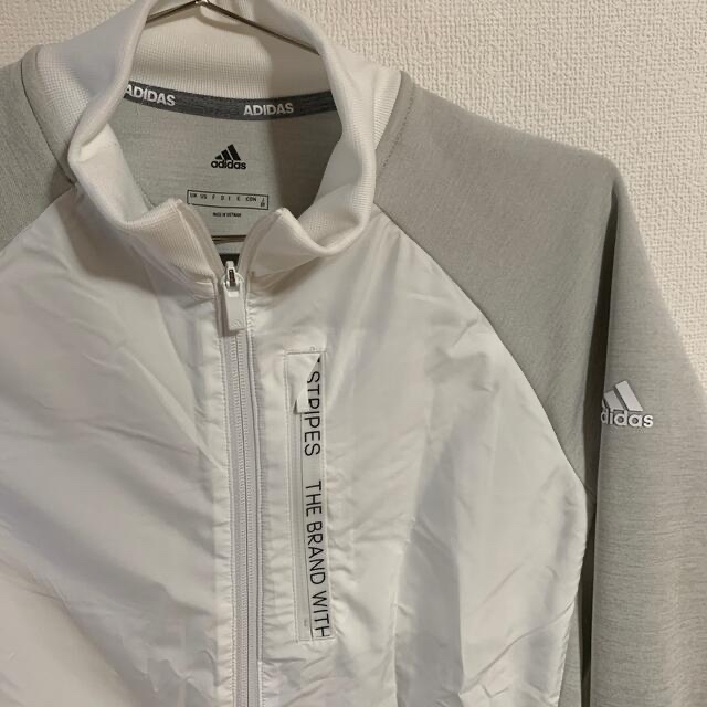 adidas(アディダス)のゴルフウェア　レディース　上着　ジャケット レディースのジャケット/アウター(ノーカラージャケット)の商品写真