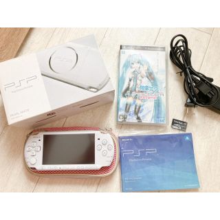 プレイステーションポータブル(PlayStation Portable)のSONY PlayStationPortable PSP-3000 PW(携帯用ゲーム機本体)