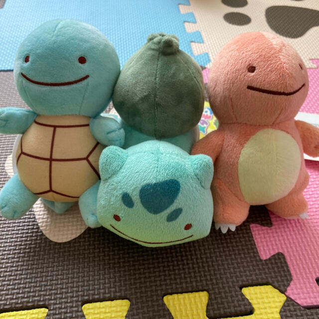 ポケモン(ポケモン)の【へんしん！メタモンシリーズぬいぐるみセット】 エンタメ/ホビーのおもちゃ/ぬいぐるみ(キャラクターグッズ)の商品写真