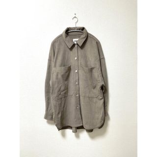 ザラ(ZARA)のZARA オーバーサイズ スエードシャツジャケット(ブルゾン)