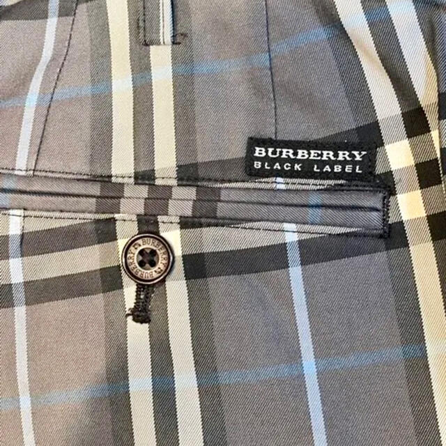 BURBERRY BLACK LABEL(バーバリーブラックレーベル)のバーバリー チェックパンツ Burberry Black Label 79 メンズのパンツ(スラックス)の商品写真