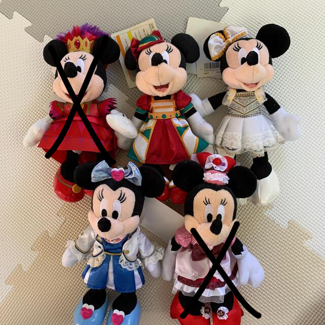 Disney(ディズニー)のミニーマウス ぬいば セット エンタメ/ホビーのおもちゃ/ぬいぐるみ(ぬいぐるみ)の商品写真