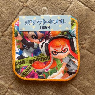 ニンテンドウ(任天堂)のスプラトゥーンミニタオル(その他)