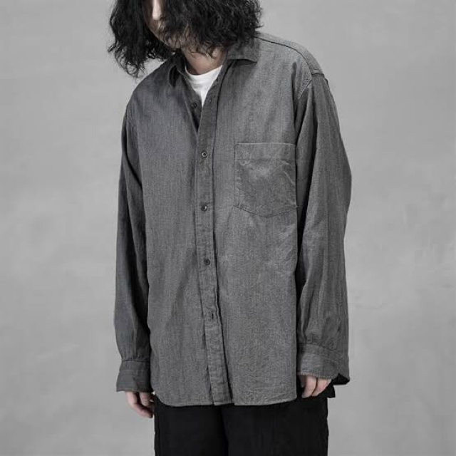 1回着 comoli ヨリ杢シャツ 完売品 コモリ 2ANATOMICA