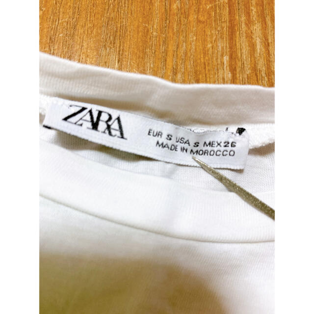 ZARA(ザラ)のZARA Tシャツ&つけ襟セット レディースのトップス(Tシャツ(半袖/袖なし))の商品写真