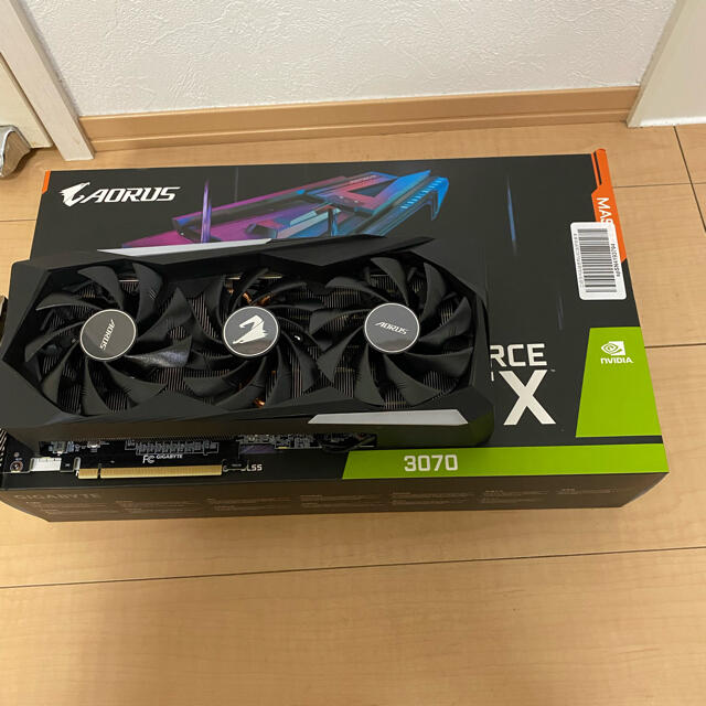 GIGABYTE RTX3070 AORUS MASTER(美品)PCパーツ