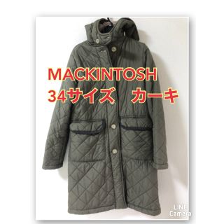 マッキントッシュ(MACKINTOSH)の最終値下げ　マッキントッシュ　キルティングコート　カーキ　34 クリーニング済(ダウンコート)