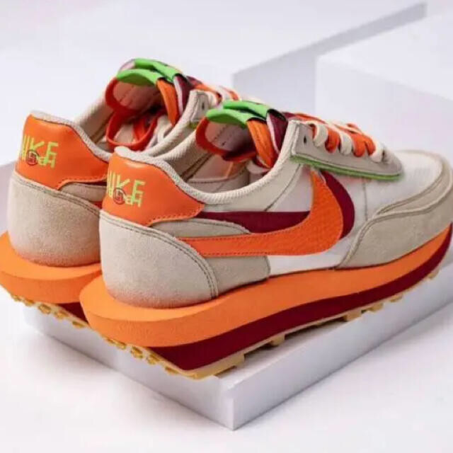 NIKE(ナイキ)のCLOT×SACAI×NIKE LD WAFFLE "ORANGE BLAZE" レディースの靴/シューズ(スニーカー)の商品写真