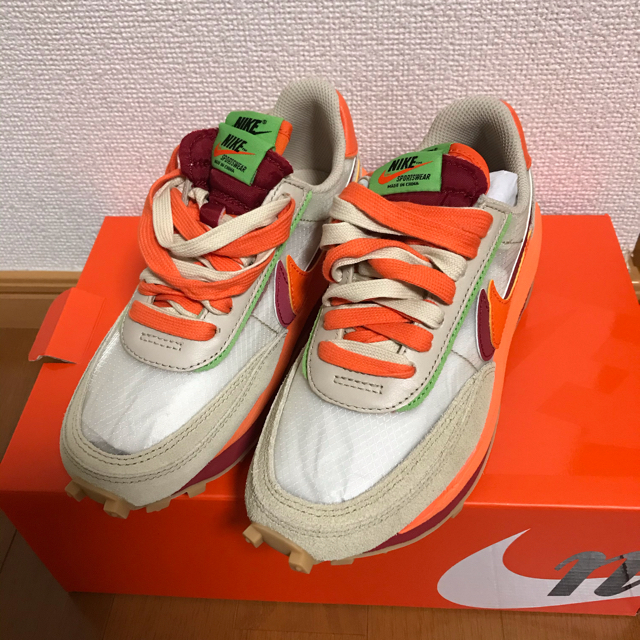 NIKE(ナイキ)のCLOT×SACAI×NIKE LD WAFFLE "ORANGE BLAZE" レディースの靴/シューズ(スニーカー)の商品写真