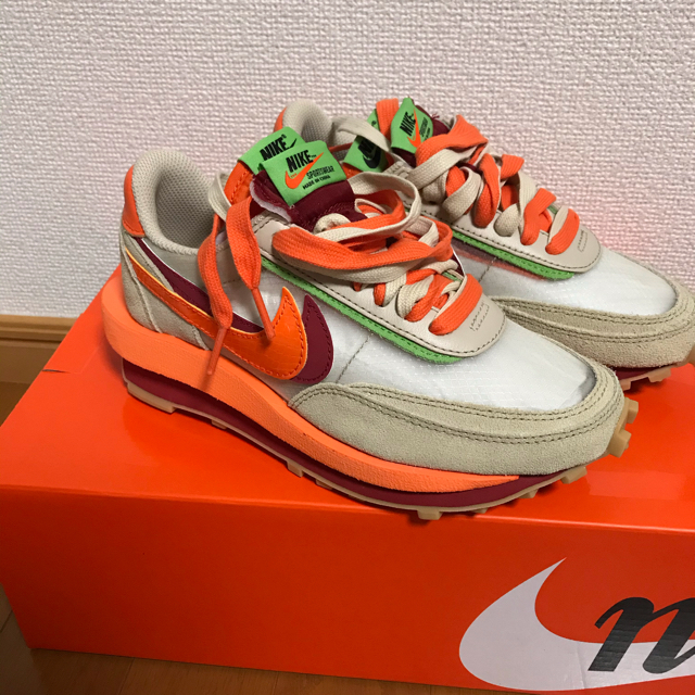 NIKE(ナイキ)のCLOT×SACAI×NIKE LD WAFFLE "ORANGE BLAZE" レディースの靴/シューズ(スニーカー)の商品写真