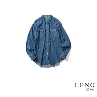 コモリ(COMOLI)のLENO デニムウエスタンシャツ(シャツ/ブラウス(長袖/七分))