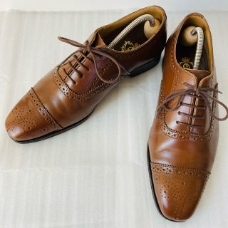 ヤンコ(YANKO)の【美品】MEERMIN メルミン 茶色 ストレートチップ 26cm 除菌・消臭済(ドレス/ビジネス)