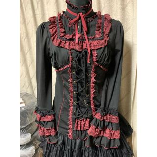 OZZON - ozz on オッズオン オッズオネスト薔薇刺繍レーストップスの