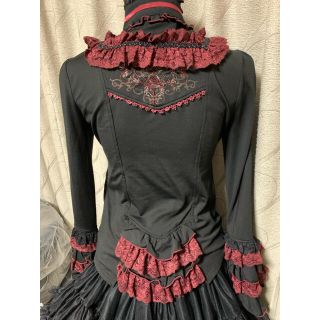 OZZON - ozz on オッズオン オッズオネスト薔薇刺繍レーストップス