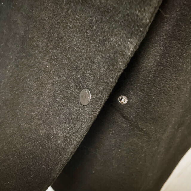 EMODA(エモダ)のEMODA  モッサマキシ コート ブラック レディースのジャケット/アウター(ロングコート)の商品写真