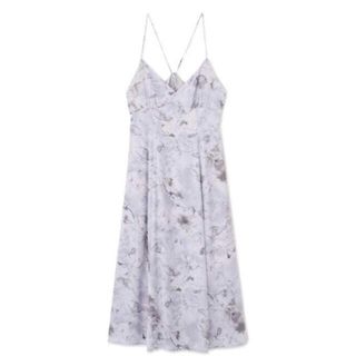 ジルバイジルスチュアート(JILL by JILLSTUART)の☆ジルバイジルスチュアート☆新品マーブルフローラルキャミワンピ(ロングワンピース/マキシワンピース)