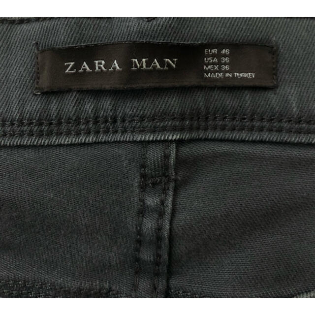 ZARA(ザラ)の❤ZARA ザラ❤ カジュアルパンツ デニム  グレー 黒 メンズ 秋 冬 メンズのパンツ(デニム/ジーンズ)の商品写真