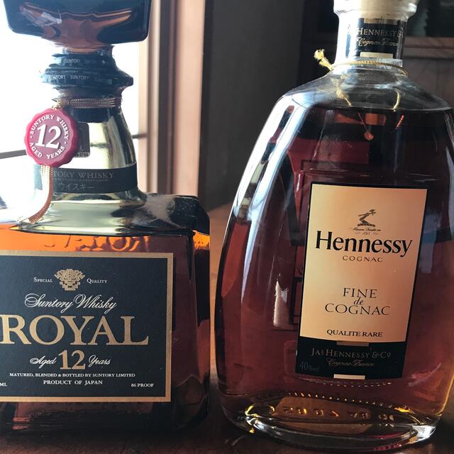 Hennessy ROYAL ブランデー ウィスキー アルコール バラ売り可 大人気