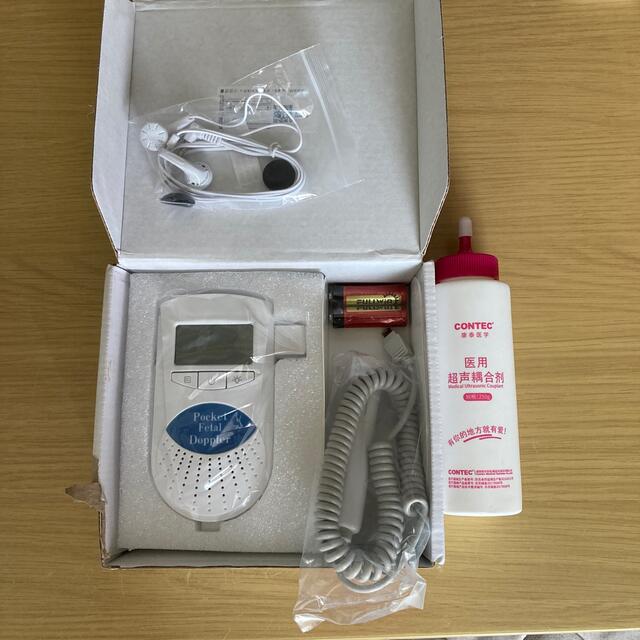 中国で買った心音計です。赤ちゃんが無事に産まれたので、一回も使っていません。