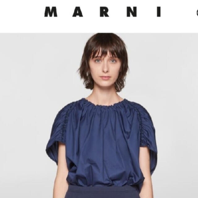 マルニ MARNI ギャザー ブラウス マルニ MARNI ギャザー ブラウス