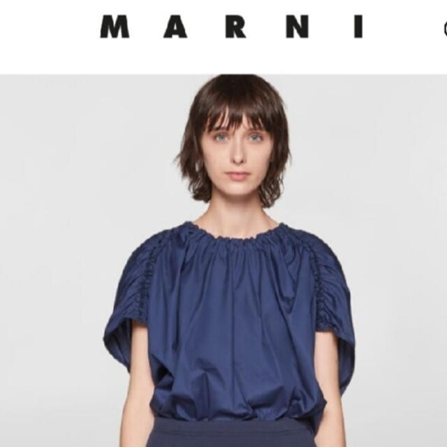 マルニ　MARNI  ギャザー　ブラウス