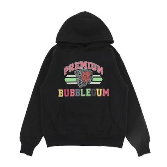 premium bubblegum hoodie black