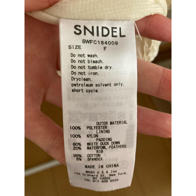 SNIDEL(スナイデル)のお気軽にコメント下さい＾＾様専用★ レディースのジャケット/アウター(ダウンジャケット)の商品写真