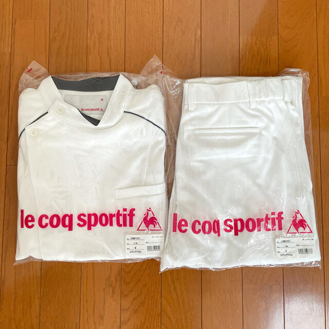 メンズ その他【新品未開封】le coq sportif 白衣上下セット ケーシータイプM