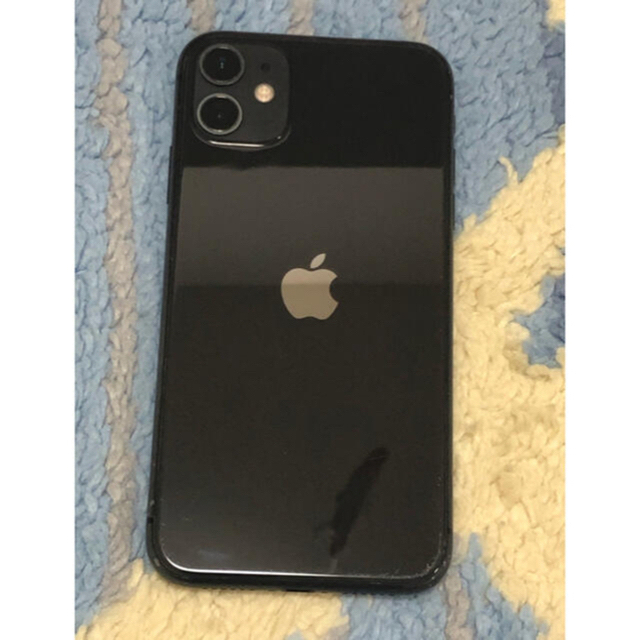 iPhone(アイフォーン)のiPhone11 64GB SIMフリー ブラック スマホ/家電/カメラのスマートフォン/携帯電話(スマートフォン本体)の商品写真