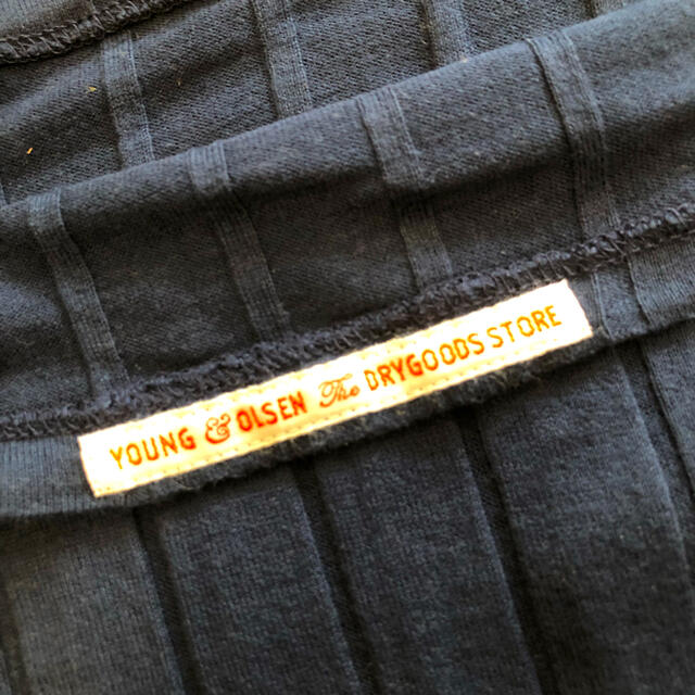 YOUNG&OLSEN ヤングアンドオルセンリブノースリーブカットソー  レディースのトップス(カットソー(半袖/袖なし))の商品写真