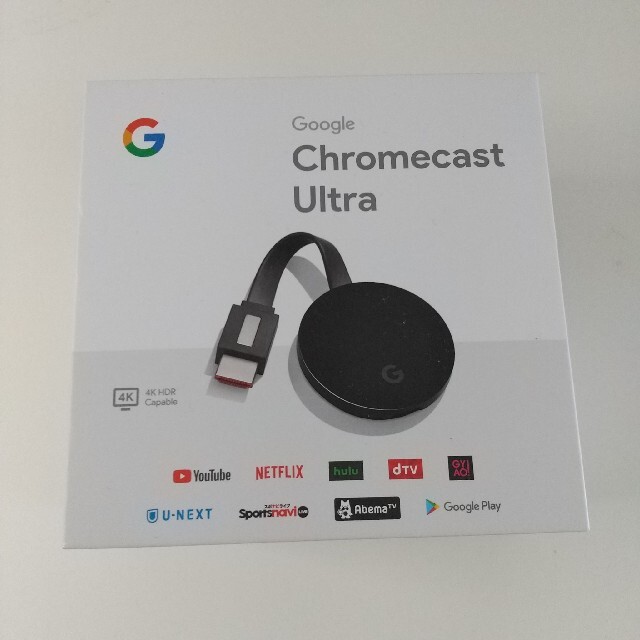 Google Chromecast Ultra 4k/クロームキャスト　ウルトラ