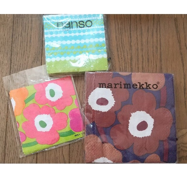 marimekko(マリメッコ)のmarimekko & nanso ペーパーナプキン インテリア/住まい/日用品のキッチン/食器(テーブル用品)の商品写真