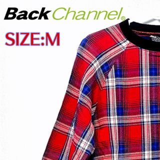 バックチャンネル(Back Channel)の【Back Channel】check sweat Tops(スウェット)