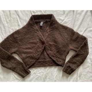 ザラキッズ(ZARA KIDS)のザラ　キッズ　茶系　ボレロ　長袖　150(カーディガン)