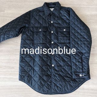 マディソンブルー(MADISONBLUE)のマディソンブルー HAMPTONキルティングシャツ 黒(シャツ/ブラウス(長袖/七分))