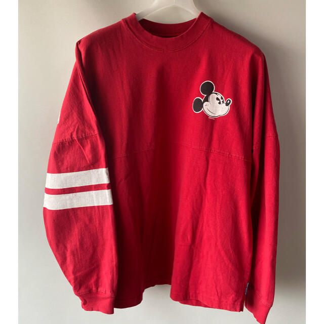 90年代 DISNEY MICKEY MOUSE ミッキーマウス キャラ ボーダー柄 ロングTシャツ ロンT メンズXL ヴィンテージ /eaa318517