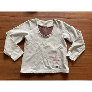 オリーブデオリーブ(OLIVEdesOLIVE)のオリーブデオリーブ　長袖　カットソー　120 130 ロンT(Tシャツ/カットソー)