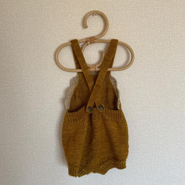 Caramel baby&child (キャラメルベビー&チャイルド)のmisha&puffニットロンパース2-3y キッズ/ベビー/マタニティのキッズ服女の子用(90cm~)(ニット)の商品写真