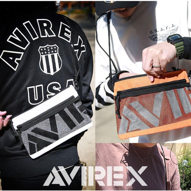 AVIREX(アヴィレックス)のAVIREX アビレックス アヴィレックス サコッシュ AVX 001 メンズのバッグ(ショルダーバッグ)の商品写真