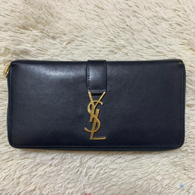 Saint Laurent ラウンドファスナー 長財布 保証書付き