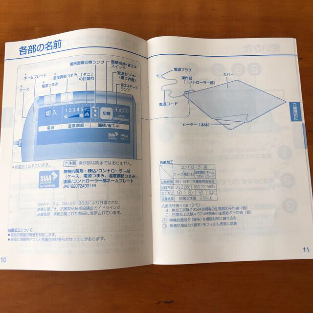 【美品】Panasonic 電気カーペット 2畳相当（DC-2ND）