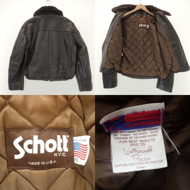 schott(ショット)のショット ジャケット 40 メンズのジャケット/アウター(フライトジャケット)の商品写真